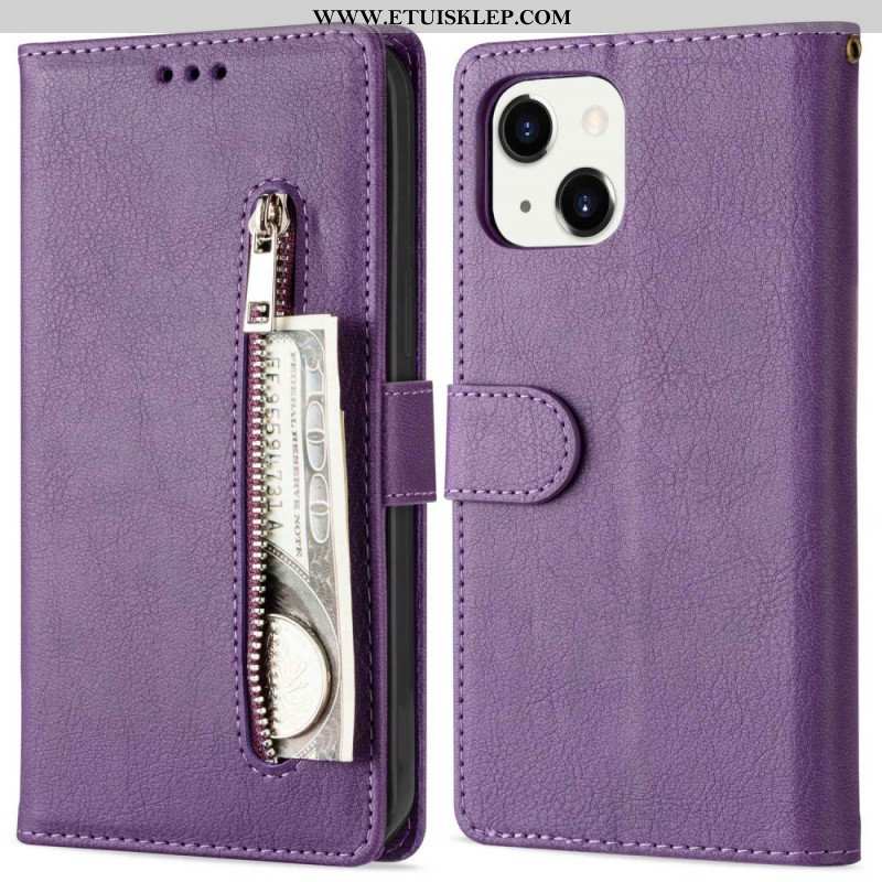 Etui Folio do iPhone 14 Plus Torebka Ze Smyczą